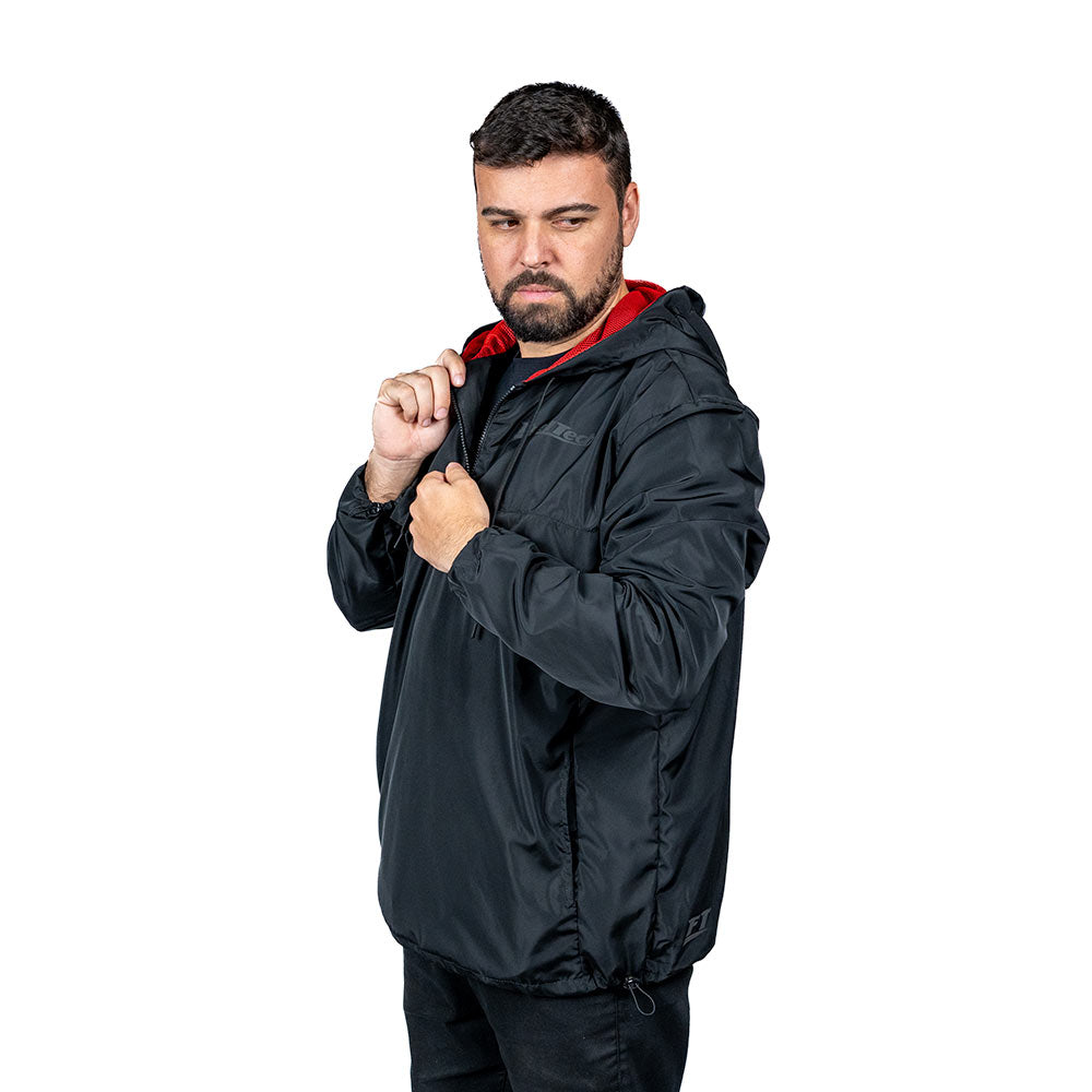 Casaco Corta Vento Preto FT