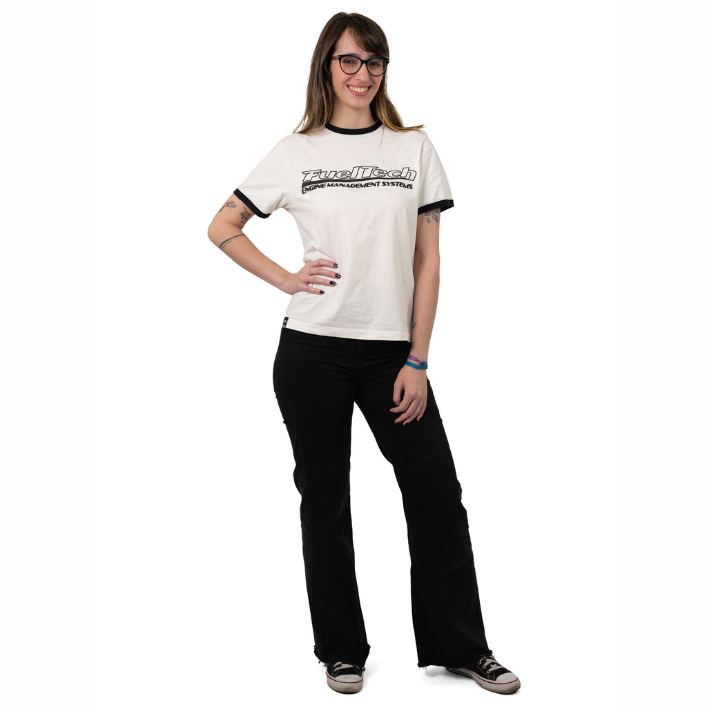 Babylook Slim Vintage FT — modelo de corpo inteiro, vista frontal