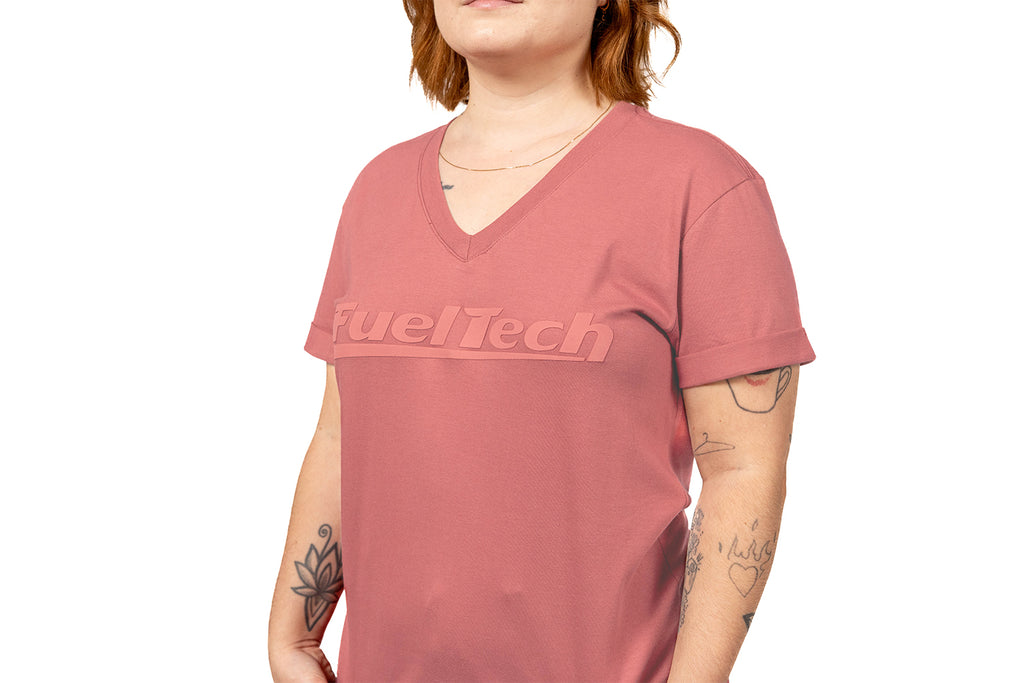 Camiseta BabyLook Terracota FuelTech