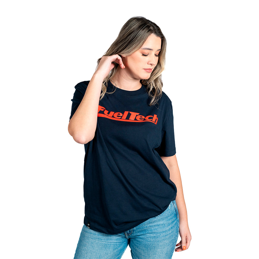 Camiseta Azul Marinho FT Vermelho