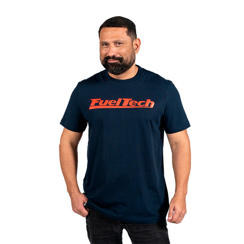 Camiseta Azul Marinho FT Vermelho